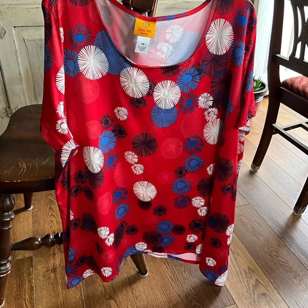 Ruby Rd. 3X. LADIES SS TOP - Picture 4 of 6